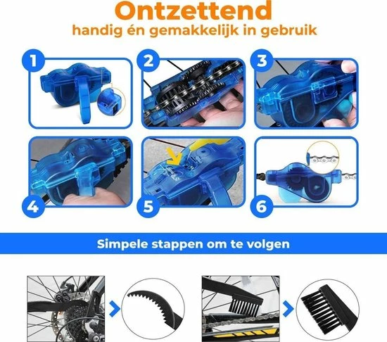 Hete verkoop ๐ฏ Merkloos Fietsketting Reiniger - 7 - Delige Set - Ketting Schoonmaken - Kettingborstel - Fiets Schoonmaak Set - Ontvetter Fiets - Kettingreiniger - Fietsketting Smeermiddel - Fiets Accessoires - Borstels - Fietsgereedschap - Sinterklaas Cadeautjes ๐งจ 7 Hete verkoop ๐ฏ Merkloos Fietsketting Reiniger - 7 - Delige Set - Ketting Schoonmaken - Kettingborstel - Fiets Schoonmaak Set - Ontvetter Fiets - Kettingreiniger - Fietsketting Smeermiddel - Fiets Accessoires - Borstels - Fietsgereedschap - Sinterklaas Cadeautjes ๐งจ - Afbeelding 5