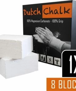 Kopen โ Dutch Chalk | Magnesium Carbonaat Blokken | 8 Stuks | 448 Gram | Gym Chalk | Crossfit | Gewichtheffen | Turnen | Klimmen | Boulderen | Paaldansen ๐ฅ