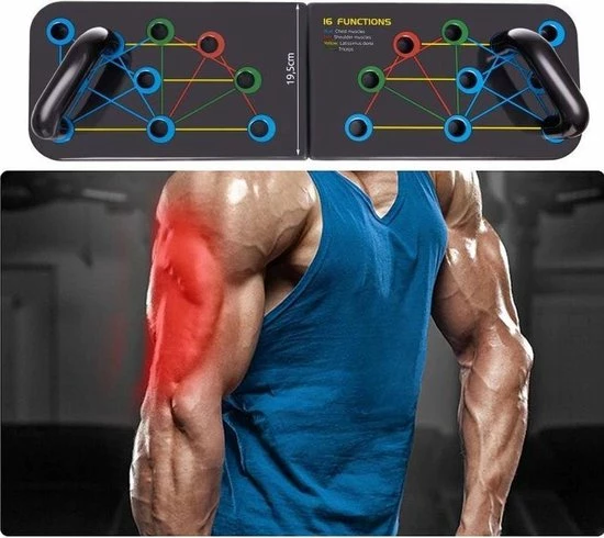 Hete verkoop 😉 Brandless Push Up Bord Met Grips | Push Up Board | Opdruk Bord Plank | Opdruksteun | Borst Rug Biceps Triceps Schouder 👏 7 Hete verkoop 😉 Brandless Push Up Bord Met Grips | Push Up Board | Opdruk Bord Plank | Opdruksteun | Borst Rug Biceps Triceps Schouder 👏 - Afbeelding 5