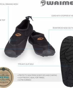 Kopen ❤️ Waimea Aquaschoenen - Wave Rider - Zwart - 34 🔔 -Nijdam Shop 550x495