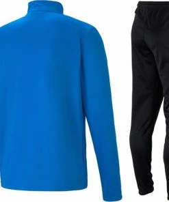 Beste deal 😍 Puma Teamrise Trainingspak - Maat M - Mannen - Blauw/zwart 🥰 -Nijdam Shop 550x496 5