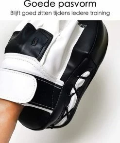 Beste Verkoop 🤩 Merkloos Stootkussens - Bokspads - Met Target - 2 Stuks - Zwart/Wit 🎁 -Nijdam Shop 550x500 3