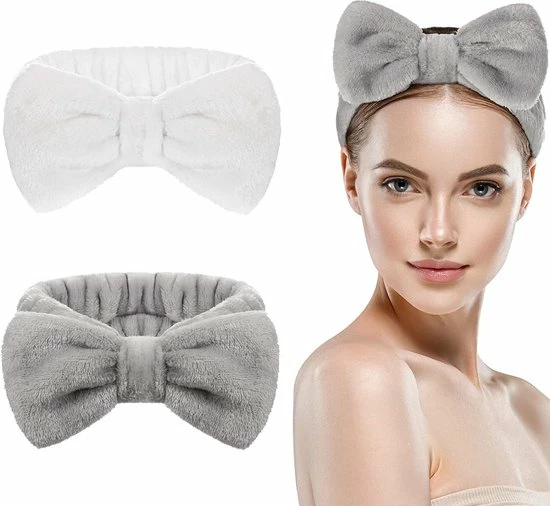 Groothandel ๐ LIXIN Set 2 Stuks Make-up Haarbanden - Wit, Grijs - Cosmetische Hoofdband - Haarband Volwassenen - Bandeau - Vrouwen - Dames - Tieners - Meiden - Dans - Yoga - Hardlopen - Sport - Haaraccessoires โจ 3 Groothandel ๐ LIXIN Set 2 Stuks Make-up Haarbanden - Wit, Grijs - Cosmetische Hoofdband - Haarband Volwassenen - Bandeau - Vrouwen - Dames - Tieners - Meiden - Dans - Yoga - Hardlopen - Sport - Haaraccessoires โจ