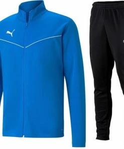 Beste deal 😍 Puma Teamrise Trainingspak - Maat M - Mannen - Blauw/zwart 🥰