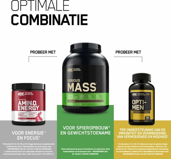 Begroting π Optimum Nutrition Serious Mass - Banana - Mass Gainer - Weight Gainer - 2727 Gram (8 Servings) π 9 Begroting π Optimum Nutrition Serious Mass - Banana - Mass Gainer - Weight Gainer - 2727 Gram (8 Servings) π - Afbeelding 7