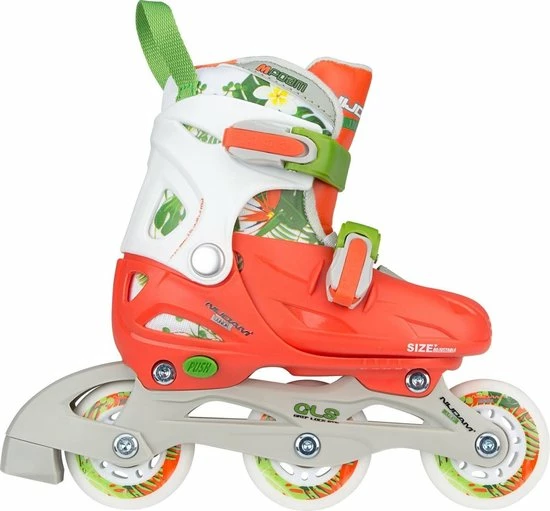 Beste deal 🛒 Nijdam Inlineskates Junior Verstelbaar - Hardboot - Jungle - Perzik/Groen/Wit - 27-30 👏 9 Beste deal 🛒 Nijdam Inlineskates Junior Verstelbaar - Hardboot - Jungle - Perzik/Groen/Wit - 27-30 👏 - Afbeelding 7