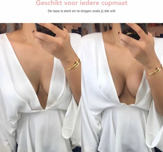 Begroting ๐ Merkloos Boob Tape Set - 7,5 Cm Breed 5 Meter Lang - Push Up Bra - Fashion Tape - BH Tape - Plak BH - BH Accessoire ๐ฏ 7 Begroting ๐ Merkloos Boob Tape Set - 7,5 Cm Breed 5 Meter Lang - Push Up Bra - Fashion Tape - BH Tape - Plak BH - BH Accessoire ๐ฏ - Afbeelding 5
