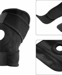 Gloednieuw ⌛ LOUZIR Knie Brace Ondersteuning - Verstelbare Kneepad Met Open Patella Brace - Neopreen - Outdoor Knie Protector - Knie Bescherming 🔥 -Nijdam Shop 550x516 1