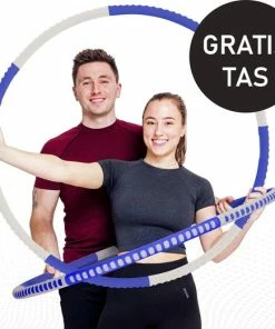 Groothandel 🔥 STRK Fitness Hoelahoep - Kerst Cadeau - Sport Hoepel- - Volwassenen - Hoelahoep Met Gewicht - Waist Trainer - 1-4 KG/94 Cm+ Gratis Hoepeltas 👍