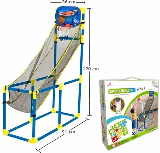 Korting 🛒 Sport Alliance Mini Basketbal Set - Bal + Pomp + Net + Bord + Basketbalring - Arcade Basketbalset - Met Opvangnet 🤩 5 Korting 🛒 Sport Alliance Mini Basketbal Set - Bal + Pomp + Net + Bord + Basketbalring - Arcade Basketbalset - Met Opvangnet 🤩 - Afbeelding 3