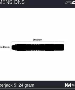 Promo 😍 RED DRAGON - Amberjack 5: Steeltip Tungsten Dartpijlen Professioneel - 24 Gram ⌛ -Nijdam Shop 550x527 6