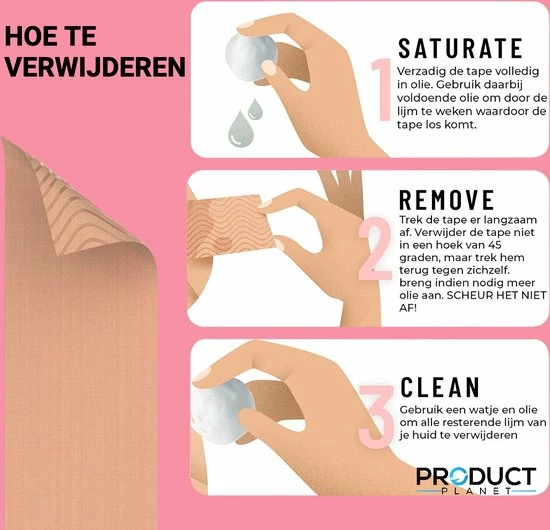 Beste deal ๐ ProductPlanet Premium Boob Tape - Inclusief 2 Silicone Nipple Covers + 4 Satijn Nipple Covers - Plak BH - 7,5 Cm X 5 Meter - Geschikt Voor Cup A Tot En Met F - Fashion Tape - BoobTape - Sandy / Roze โจ 8 Beste deal ๐ ProductPlanet Premium Boob Tape - Inclusief 2 Silicone Nipple Covers + 4 Satijn Nipple Covers - Plak BH - 7,5 Cm X 5 Meter - Geschikt Voor Cup A Tot En Met F - Fashion Tape - BoobTape - Sandy / Roze โจ - Afbeelding 6