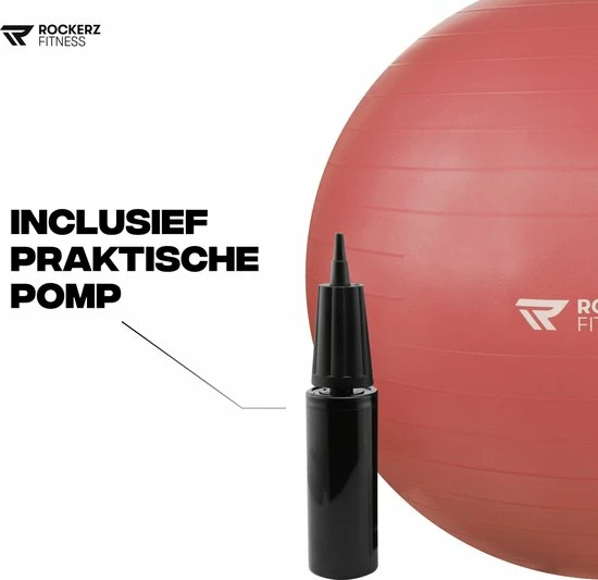 Korting ๐ Rockerz Fitness® - Yoga Bal Inclusief Pomp - Pilates Bal - Fitness Bal - Zwangerschapsbal - Goede Houding Bij Het Thuiswerken - 65 Cm - Kleur: Rose Gold ๐ 6 Korting ๐ Rockerz Fitness® - Yoga Bal Inclusief Pomp - Pilates Bal - Fitness Bal - Zwangerschapsbal - Goede Houding Bij Het Thuiswerken - 65 Cm - Kleur: Rose Gold ๐ - Afbeelding 4