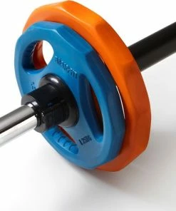 Nieuw 👏 Basic-Fit® Halterset - Halterstang Met Gewichten - Barbell Set - Inclusief Halterklemmen - Ø 30 Mm ⌛ -Nijdam Shop 550x533 4