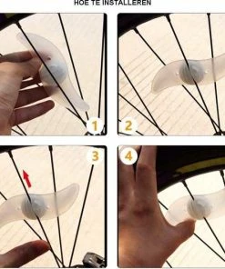 Nieuw ❤️ Merkloos Doodadeals® Spaakverlichting Kinderfiets - Fietswielverlichting - LED - Rood – Set Van 2 🥰 -Nijdam Shop 550x533 5