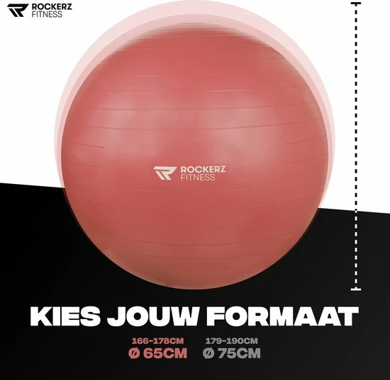 Korting ๐ Rockerz Fitness® - Yoga Bal Inclusief Pomp - Pilates Bal - Fitness Bal - Zwangerschapsbal - Goede Houding Bij Het Thuiswerken - 65 Cm - Kleur: Rose Gold ๐ 12 Korting ๐ Rockerz Fitness® - Yoga Bal Inclusief Pomp - Pilates Bal - Fitness Bal - Zwangerschapsbal - Goede Houding Bij Het Thuiswerken - 65 Cm - Kleur: Rose Gold ๐ - Afbeelding 10