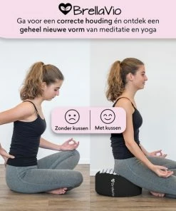 Korting ๐ BrellaVio Acupressuur Meditatiekussen Met Boekweit Vulling - 35x17 Cm - Zwart - Rond En Hoog Yoga Kussen ๐งจ 12 Korting ๐ BrellaVio Acupressuur Meditatiekussen Met Boekweit Vulling - 35x17 Cm - Zwart - Rond En Hoog Yoga Kussen ๐งจ -Nijdam Shop 550x541 1