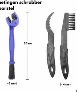 Hete verkoop 🛒 Fain Fietsketting Reiniger Set – 6 Delig – Fietsketting Onderhoud – Fietsketting Borstel - Inclusief Borstel - Fietsgereedschap – Kettingscherm – Schrobber – Fietsketting Reiniger Set – Fietsketting Ontvetter – Ketting Schoonmaken – Fiets Multitool 🧨 -Nijdam Shop 550x541 14