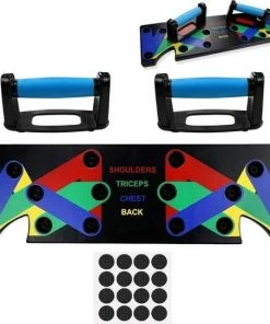 Promo 🧨 FitLife™ – Push Up Bord – Opdrukken – Opdruksteun – Thuis Sporten – 11 In 1 – Kleuren – Fitness 🧨 -Nijdam Shop 550x543