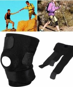 Gloednieuw ⌛ LOUZIR Knie Brace Ondersteuning - Verstelbare Kneepad Met Open Patella Brace - Neopreen - Outdoor Knie Protector - Knie Bescherming 🔥 -Nijdam Shop 550x543 4