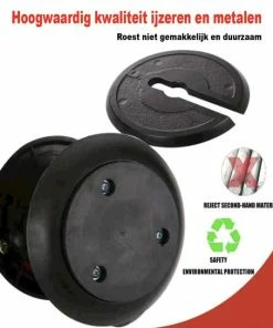 Goedkoopste ???? Luxari - Hoogwaardige Kettlebell - Verstelbaar - Van 2.25 T/m 10 Kilo - Incl. 6 Schijven - Thuis Sporten - Zwart - Kettlebell 10 Kg - Dumbell 10 Kg - Kettlebel ❤️ -Nijdam Shop 550x544 10