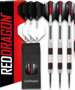 Flash-uitverkoop 👏 RED DRAGON - Evo: Steeltip Tungsten Dartpijlen Professioneel - 24 Gram 👏