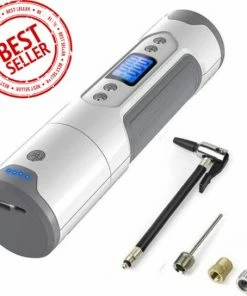 Goedkoop 👍 YASOKRO Electrische Pomp - Fietspomp - Luchtpomp - Luchtcompressor - Auto Band Pomp - Draagbaar - Oplaadbaar - Zwart ❤️ -Nijdam Shop 550x544 16