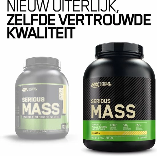 Begroting π Optimum Nutrition Serious Mass - Banana - Mass Gainer - Weight Gainer - 2727 Gram (8 Servings) π 6 Begroting π Optimum Nutrition Serious Mass - Banana - Mass Gainer - Weight Gainer - 2727 Gram (8 Servings) π - Afbeelding 4