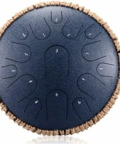 Beste deal ๐ HLURU Steel Tongue Drum - 33cm - 15 Tongen - Klankschaal - Lotus Drum - Klanktherapie - Sound Healing - Voor Yoga Meditatie & Ontspanning - Marineblauw โญ