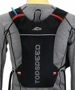 Gloednieuw โญ Inoxto Outdoor Mattys - Sporttas- Rugzak - 5L - Hardlopen- Wielrennen - Mountainbike - Hiken - Outdoor - Zwart ๐