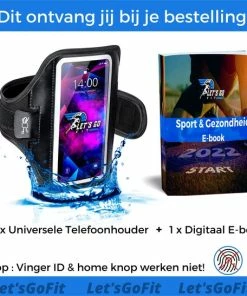 Kopen 👏 Let'sGoFit Hardloop Telefoonhouder - Sportband - Universeel & Spatwaterdicht T/m 7 Inch - Reflecterend - Inclusief E-book - Hardloop Armband Telefoon ❤️ -Nijdam Shop 550x547 12