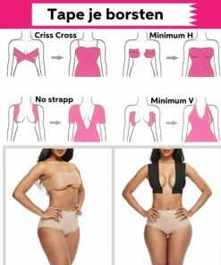Beste deal 🔔 Vivefly Healthcare Mamilla Light 5 Meter - Gratis Tepel Cover - Push Up Bra - Fashion Tape - Plak BH - Boob Tape - 😉 -Nijdam Shop 550x547 6