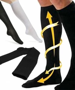 Begroting ๐ฅฐ Cheaperito Sport Sokken I Joggen I Lopen I Compressie Kousen I Compressie Kousen I Steunkousen I Vliegtuigsokken I Verlicht Pijn I Zwart I Maat S/M / Maat 36-41 ๐