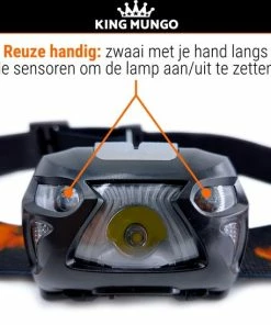 Gloednieuw 🎁 King Mungo KMHL020 LED Hoofdlamp - Oplaadbaar - Waterdicht 🎉 -Nijdam Shop 550x548 4