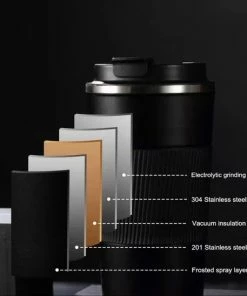 Top 10 🤩 Elephant & Co Dubbelwandige Reisbeker - Koffie To Go - Duurzaam - Herbruikbaar - 380ml - 🎉 -Nijdam Shop 550x548 5