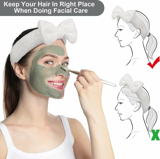 Groothandel ๐ LIXIN Set 2 Stuks Make-up Haarbanden - Wit, Grijs - Cosmetische Hoofdband - Haarband Volwassenen - Bandeau - Vrouwen - Dames - Tieners - Meiden - Dans - Yoga - Hardlopen - Sport - Haaraccessoires โจ 11 Groothandel ๐ LIXIN Set 2 Stuks Make-up Haarbanden - Wit, Grijs - Cosmetische Hoofdband - Haarband Volwassenen - Bandeau - Vrouwen - Dames - Tieners - Meiden - Dans - Yoga - Hardlopen - Sport - Haaraccessoires โจ - Afbeelding 9