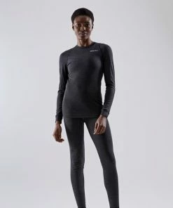 Beste Verkoop 🛒 Craft - Core Wool Merino LS Tee - Thermoshirt - Dames - Zwart - M 👍 -Nijdam Shop 550x550 1