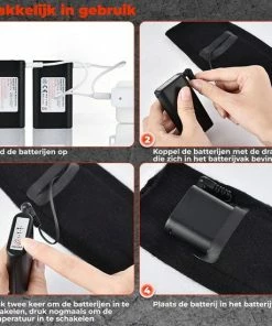 Beste Pirce 🔔 B-care Verwarmde Sokken - Elektrische Sokken - One Size Fits All - Inclusief Oplaadbare Accu - 4000 MAh Batterijen - 3 Verschillende Warmte Standen - Thermosokken - Black Friday – Sinterklaas – Schoencadeautjes Sinterklaas ⌛ -Nijdam Shop 550x550 142