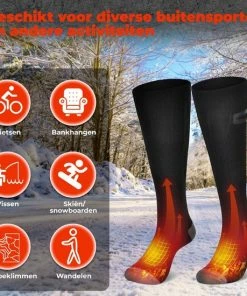 Beste Pirce 🔔 B-care Verwarmde Sokken - Elektrische Sokken - One Size Fits All - Inclusief Oplaadbare Accu - 4000 MAh Batterijen - 3 Verschillende Warmte Standen - Thermosokken - Black Friday – Sinterklaas – Schoencadeautjes Sinterklaas ⌛ -Nijdam Shop 550x550 148