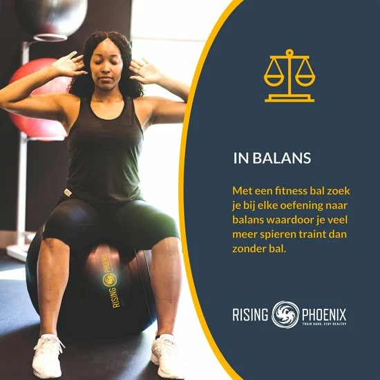 Groothandel π― Rising-Phoenix RP® Fitness Bal Yoga Zitbal Fitnessbal Gymbal Pilates Yogabal Balansbal - Tas, Steunring & Resistance Bands - Handpomp & Ebook π₯° 6 Groothandel π― Rising-Phoenix RP® Fitness Bal Yoga Zitbal Fitnessbal Gymbal Pilates Yogabal Balansbal - Tas, Steunring & Resistance Bands - Handpomp & Ebook π₯° - Afbeelding 4