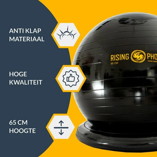 Groothandel π― Rising-Phoenix RP® Fitness Bal Yoga Zitbal Fitnessbal Gymbal Pilates Yogabal Balansbal - Tas, Steunring & Resistance Bands - Handpomp & Ebook π₯° 12 Groothandel π― Rising-Phoenix RP® Fitness Bal Yoga Zitbal Fitnessbal Gymbal Pilates Yogabal Balansbal - Tas, Steunring & Resistance Bands - Handpomp & Ebook π₯° - Afbeelding 10