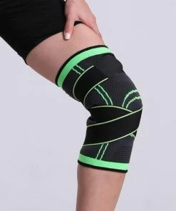 Begroting ❤️ Knie Brace - Knie Ondersteuning - Knee Wraps - Kniebrace - Kniebandage Ondersteuning - Knie Bandage - Knie Steun - Zwart/ Groen - Maat L - Able & Borret 🤩 -Nijdam Shop 550x550 20