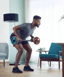 Nieuw 👏 Basic-Fit® Halterset - Halterstang Met Gewichten - Barbell Set - Inclusief Halterklemmen - Ø 30 Mm ⌛ -Nijdam Shop 550x550 206