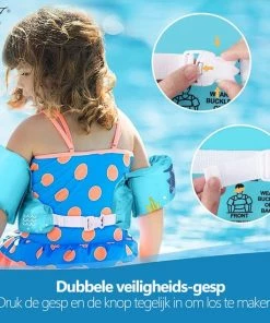 Goedkoop ❤️ StefanFrancis® Zwemvest - Puddle Jumper - Puddle Jumper Zwembandjes - Puddle Jumper Zwemvest - Kinder Zwemvest - Eend - Roze 🔔 -Nijdam Shop 550x550 235