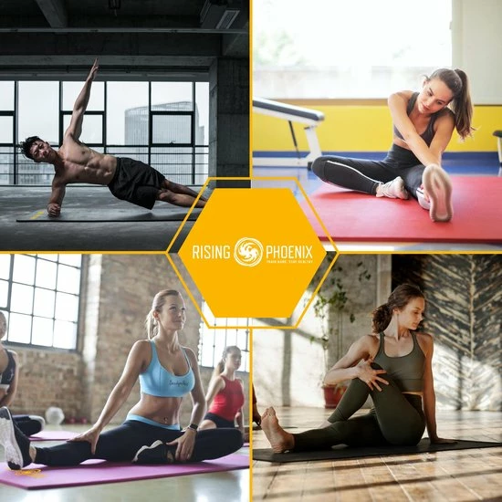 Flash-uitverkoop 🤩 Rising-Phoenix RP® Fitness Mat Yoga Mat Anti Slip Sport Mat 1,5 Cm - Draagtas & Draagriem - Gym Workout Ebook & Poster - Donker Blauw 🤩 6 Flash-uitverkoop 🤩 Rising-Phoenix RP® Fitness Mat Yoga Mat Anti Slip Sport Mat 1,5 Cm - Draagtas & Draagriem - Gym Workout Ebook & Poster - Donker Blauw 🤩 - Afbeelding 4