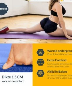 Flash-uitverkoop 🤩 Rising-Phoenix RP® Fitness Mat Yoga Mat Anti Slip Sport Mat 1,5 Cm - Draagtas & Draagriem - Gym Workout Ebook & Poster - Donker Blauw 🤩 15 Flash-uitverkoop 🤩 Rising-Phoenix RP® Fitness Mat Yoga Mat Anti Slip Sport Mat 1,5 Cm - Draagtas & Draagriem - Gym Workout Ebook & Poster - Donker Blauw 🤩 -Nijdam Shop 550x550 255