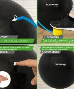 Aanbiedingen π Tunturi Fitnessbal - Gymball - Swiss Ball - 55 Cm - Incl. Pomp - Zwart - Incl. Gratis Fitness App π€© 10 Aanbiedingen π Tunturi Fitnessbal - Gymball - Swiss Ball - 55 Cm - Incl. Pomp - Zwart - Incl. Gratis Fitness App π€© -Nijdam Shop 550x550 265