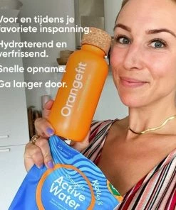 Flash-uitverkoop 😉 Orangefit Active Water - 300gr (40 Porties) - Sportwater Met Citroensmaak - BCAA & Elektrolytes - Sportdrank Poeder ⌛ -Nijdam Shop 550x550 285