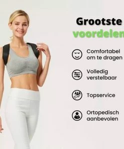 Hete verkoop ✔️ Flex Healthy Postuur Corrector - Houding Correctie - Houding Rug Corrector Tegen Rugklachten – Verstelbare Rugband Houding Correctie - Houding Corrector Tegen Rugklachten - Rugbraces - Verstelbare Rugband - Maatadvies: Valt Normaal -Braces-Fitness-Sport- 🥰