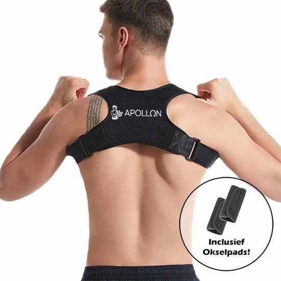 Beste Verkoop ❤️ APOLLΩN Apollon - Rug Corrector - Postuur Corrector - Houding Corrector - Rugbrace - Met Okselpads - Verstelbaar - Unisex - One Size Fits All ✔️ 3 Beste Verkoop ❤️ APOLLΩN Apollon - Rug Corrector - Postuur Corrector - Houding Corrector - Rugbrace - Met Okselpads - Verstelbaar - Unisex - One Size Fits All ✔️